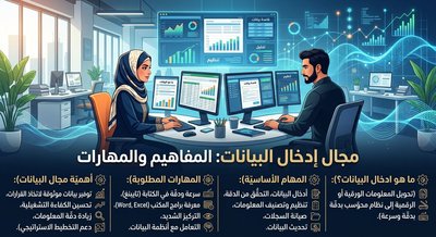 إدخال البيانات وتنظيمها