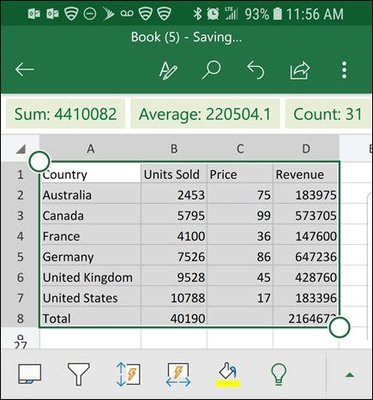 المعادلات والحسابات _ برنامج Excel