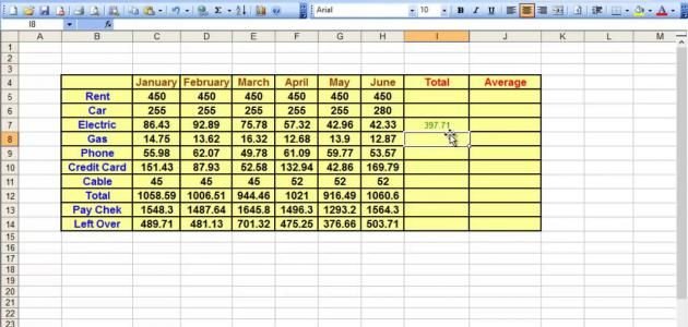 المعادلات والحسابات _ برنامج Excel, image 2 of 2