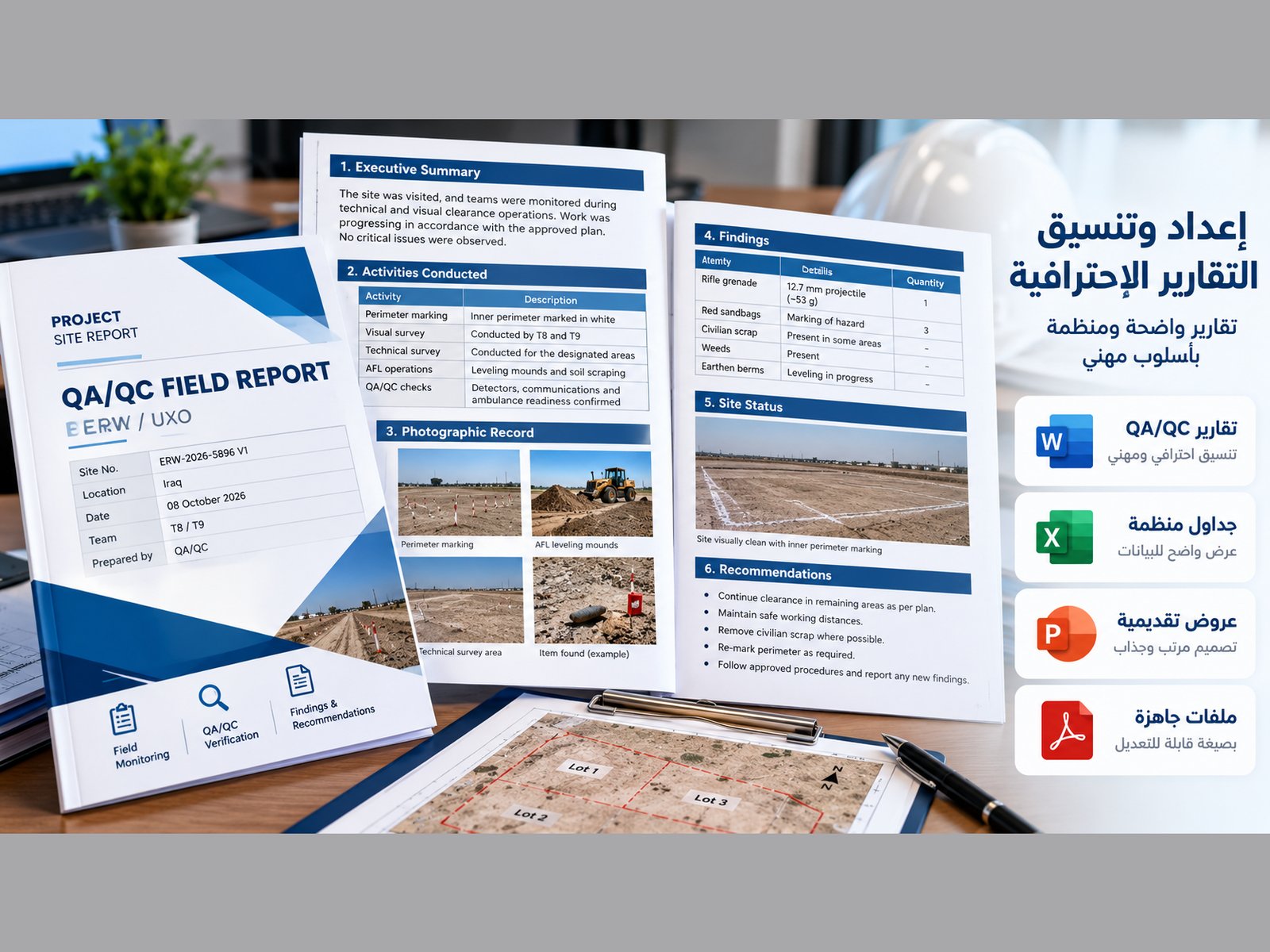 إعداد وتنسيق تقارير احترافية وتنظيم البيانات، صورة ٢ من ٣