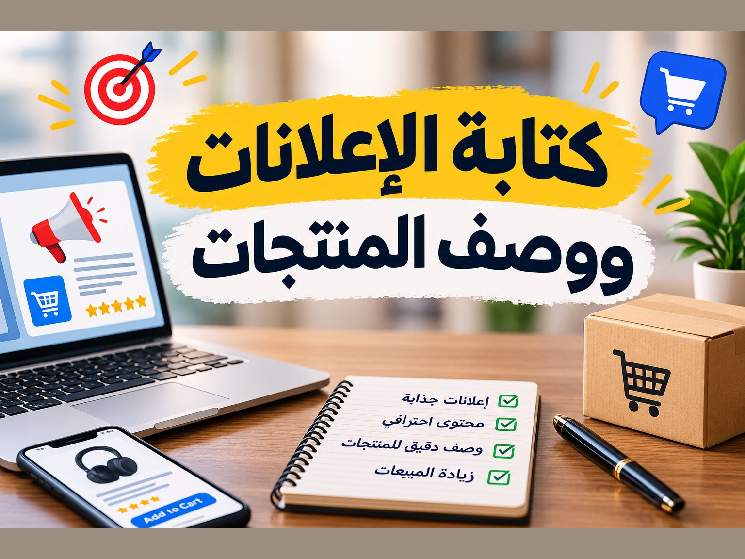 إعلانات جذابة ووصفاً احترافياً لمنتجاتك، صورة 1 من 5