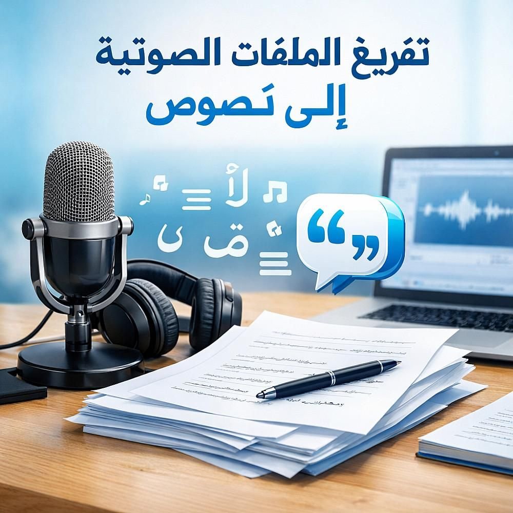 سأحوّل تسجيلاتك الصوتية إلى نصوص عربية مكتوبة بدقة, image 2 of 5