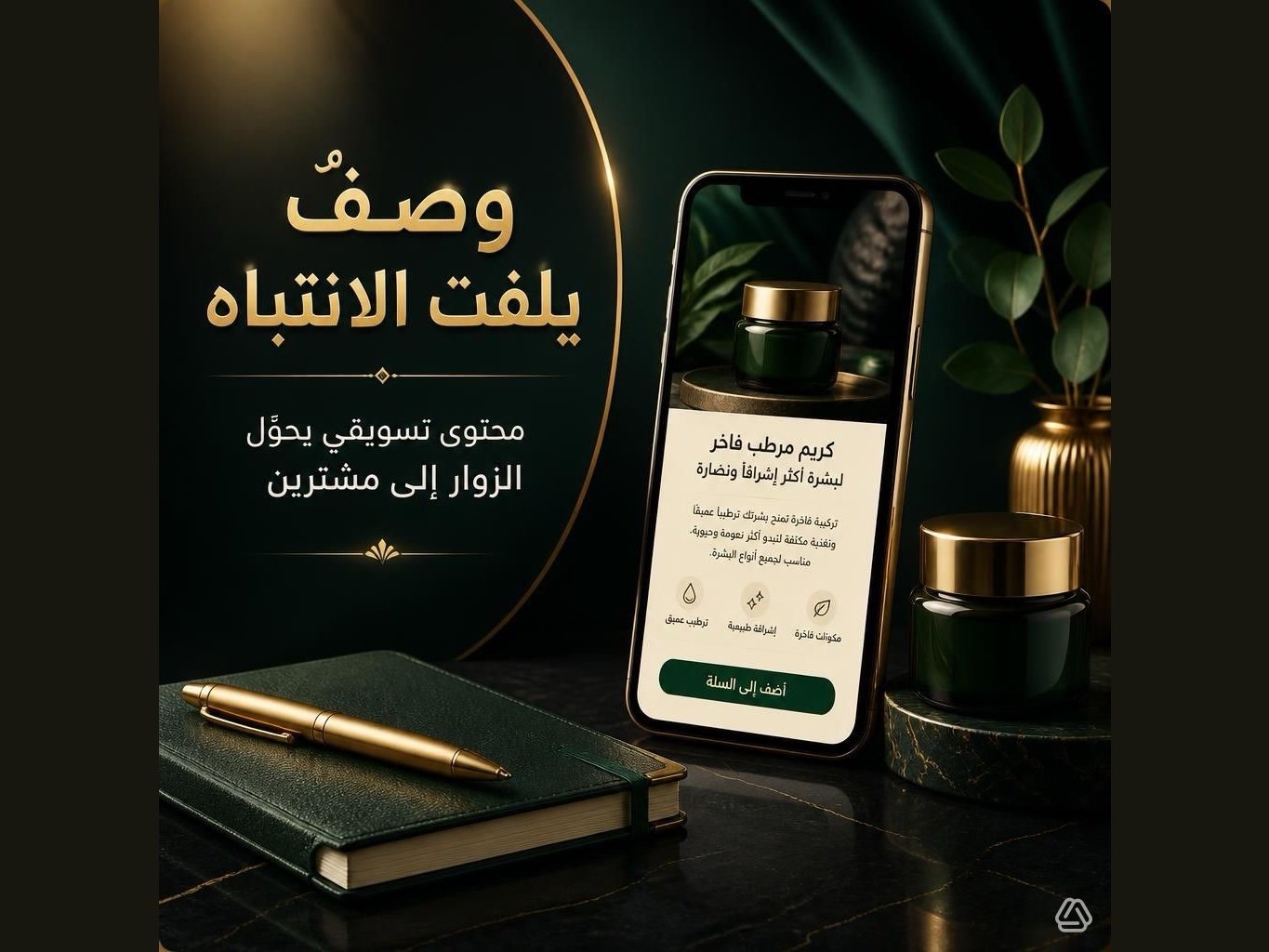 سأكتب وصفًا جذابًا لمنتجك يساعد على جذب المشترين، صورة 1 من 3