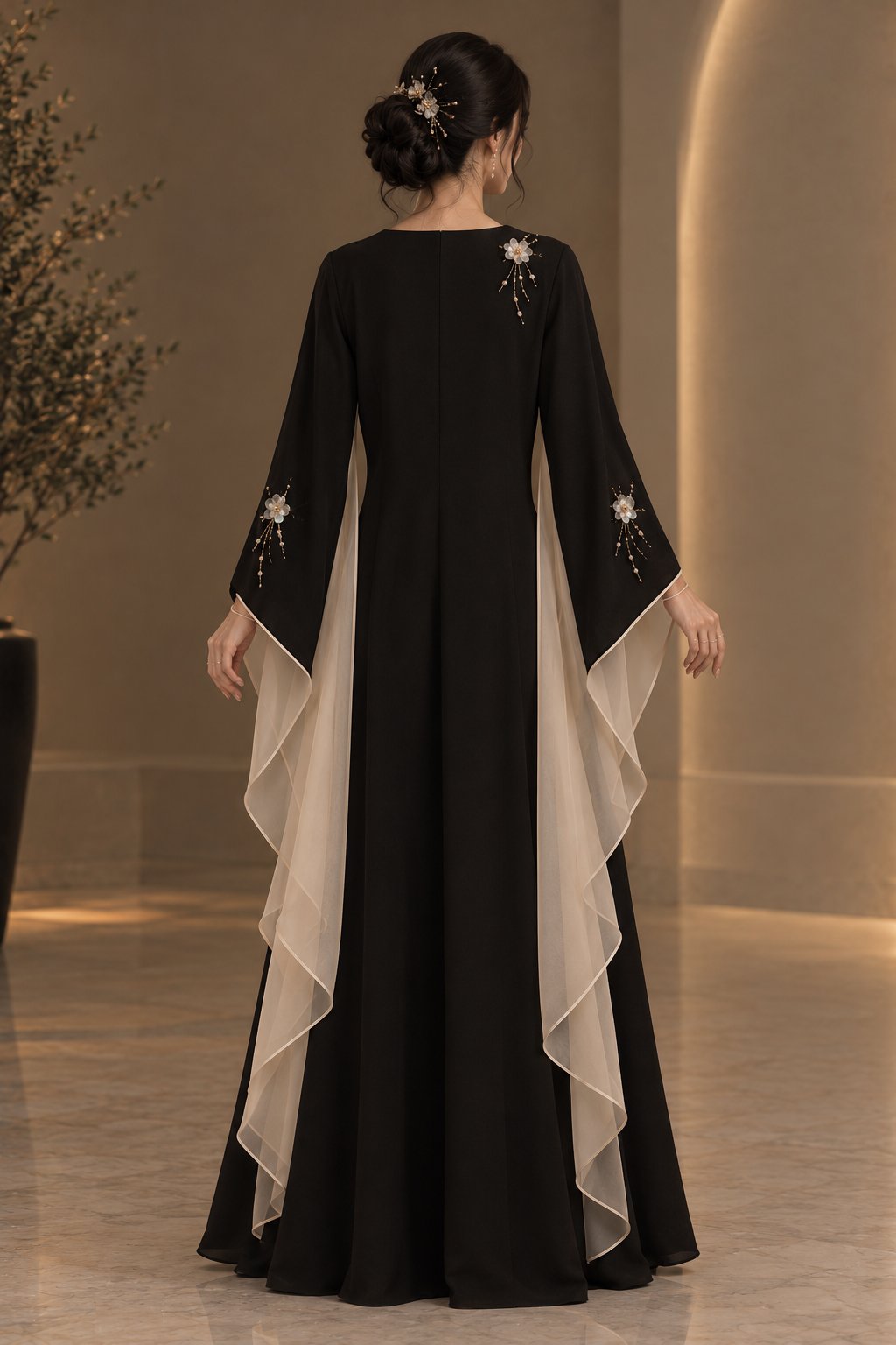تصميم عبايات فاخرة ومبتكرة بالذكاء الاصطناعي حسب الطلب, image 3 of 5