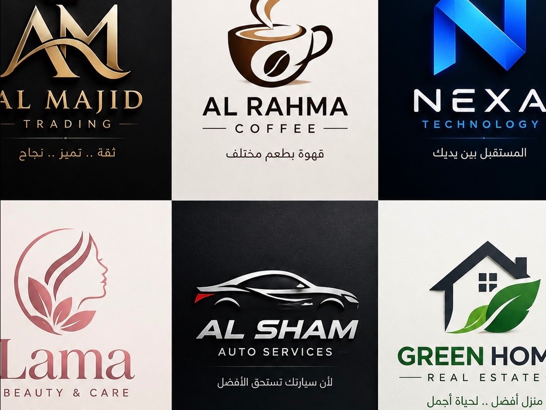 سأصمم لك شعاراً احترافياً باستخدام الذكاء الاصطناع