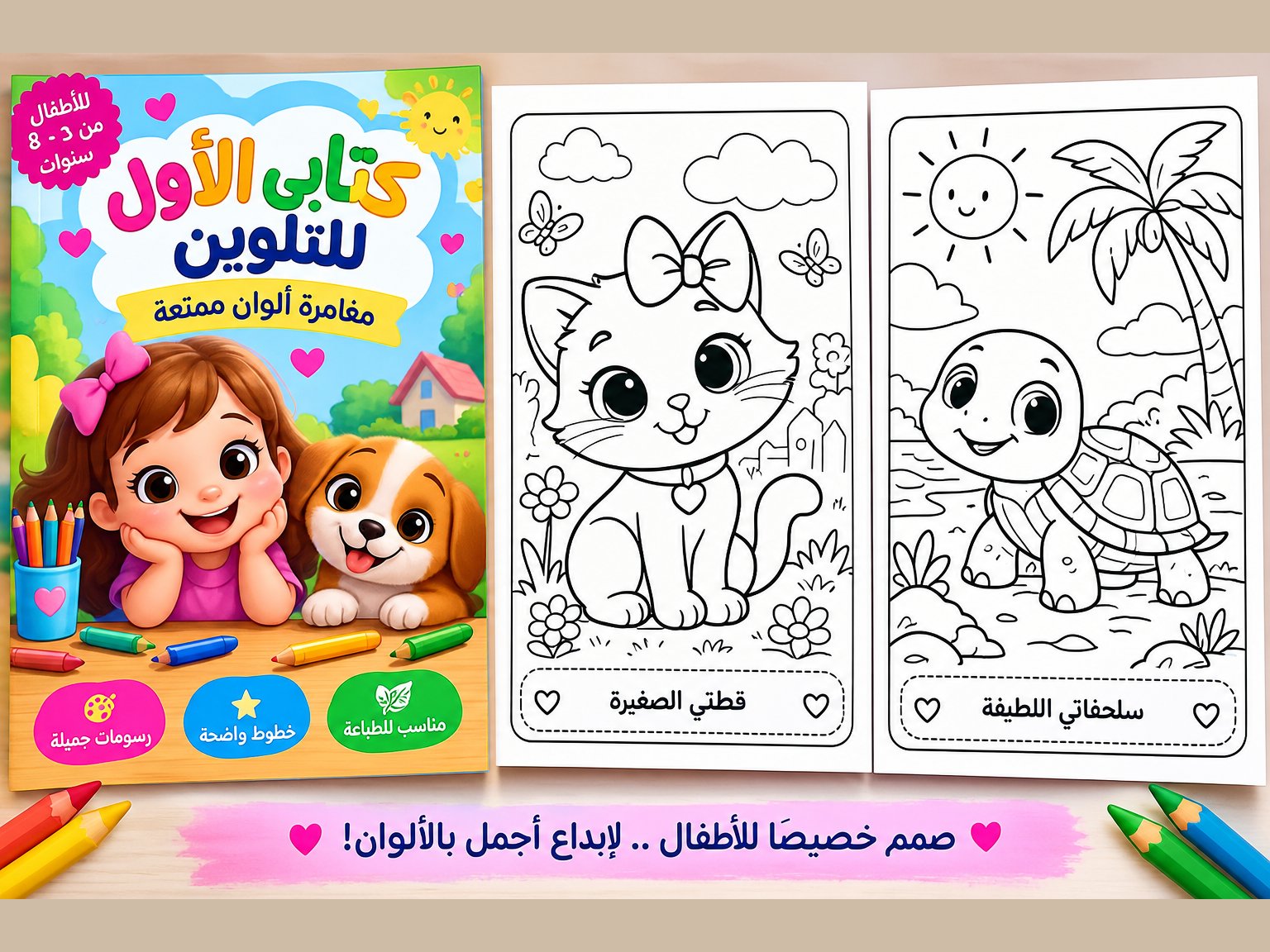 تصميم صفحات تلوين للأطفال قابلة للطباعة، صورة 2 من 3