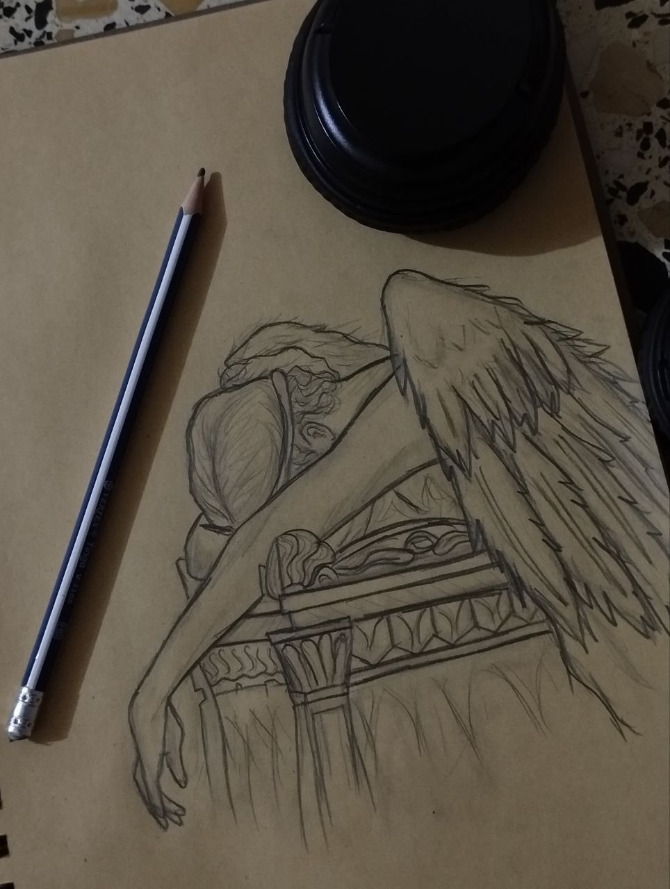 رسم سكتش بالقلم الرصاص حسب الطلب, image 5 of 5