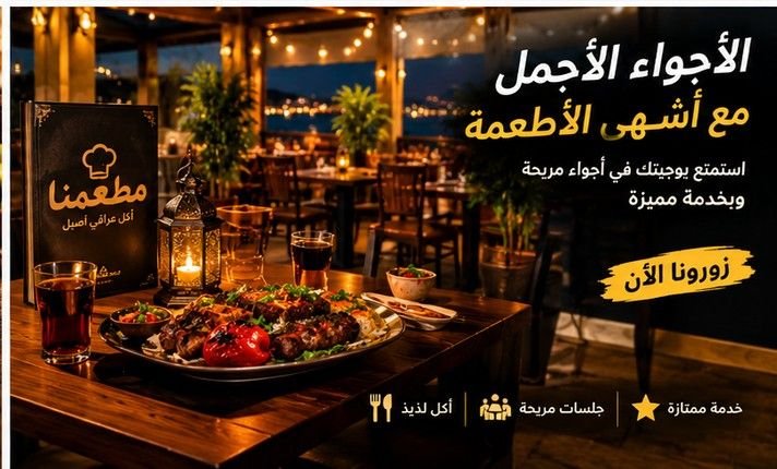 سأصمم إعلاناً احترافياً لمتجرك أو مطعمك، صورة ٣ من ٥