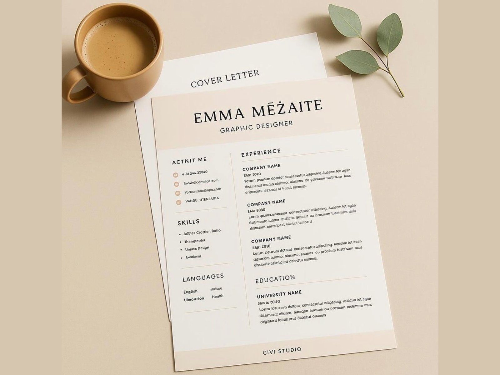 I Will Create a Professional CV in Arabic or English، صورة 1 من 3