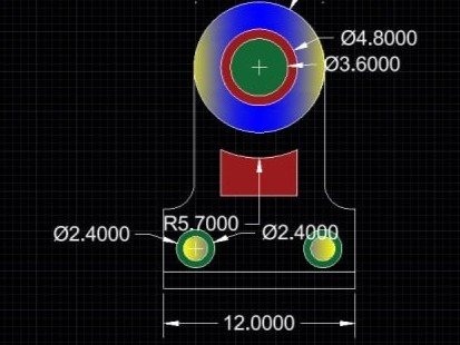 ارسم رسومات للقطع الميكانيكية ولقطع للقطع بمكائن ال CNC بال 2d و 3d autocad, image 3 of 4