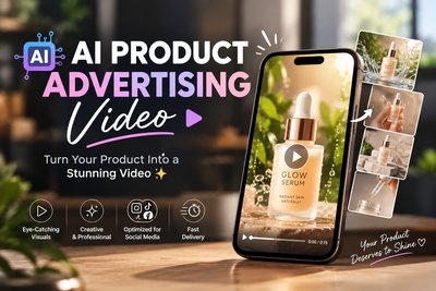 Professional AI Product Advertising Video