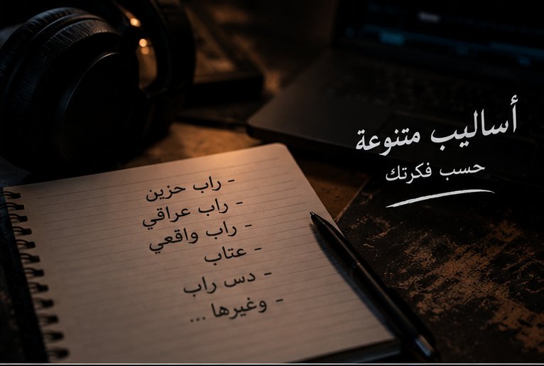 كتابة كلمات أغاني راب احترافية بأسلوب مميز يناسب فكرتك وهويتك الفنية, image 3 of 5