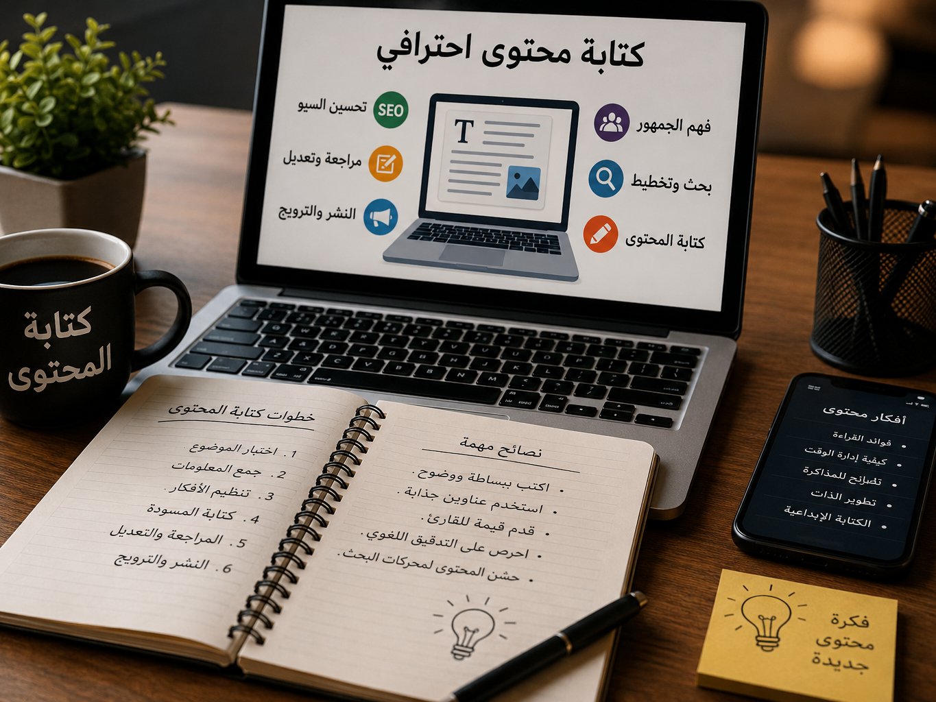 سأكتب مقالات ومنشورات احترافية باللغة العربية, image 2 of 4