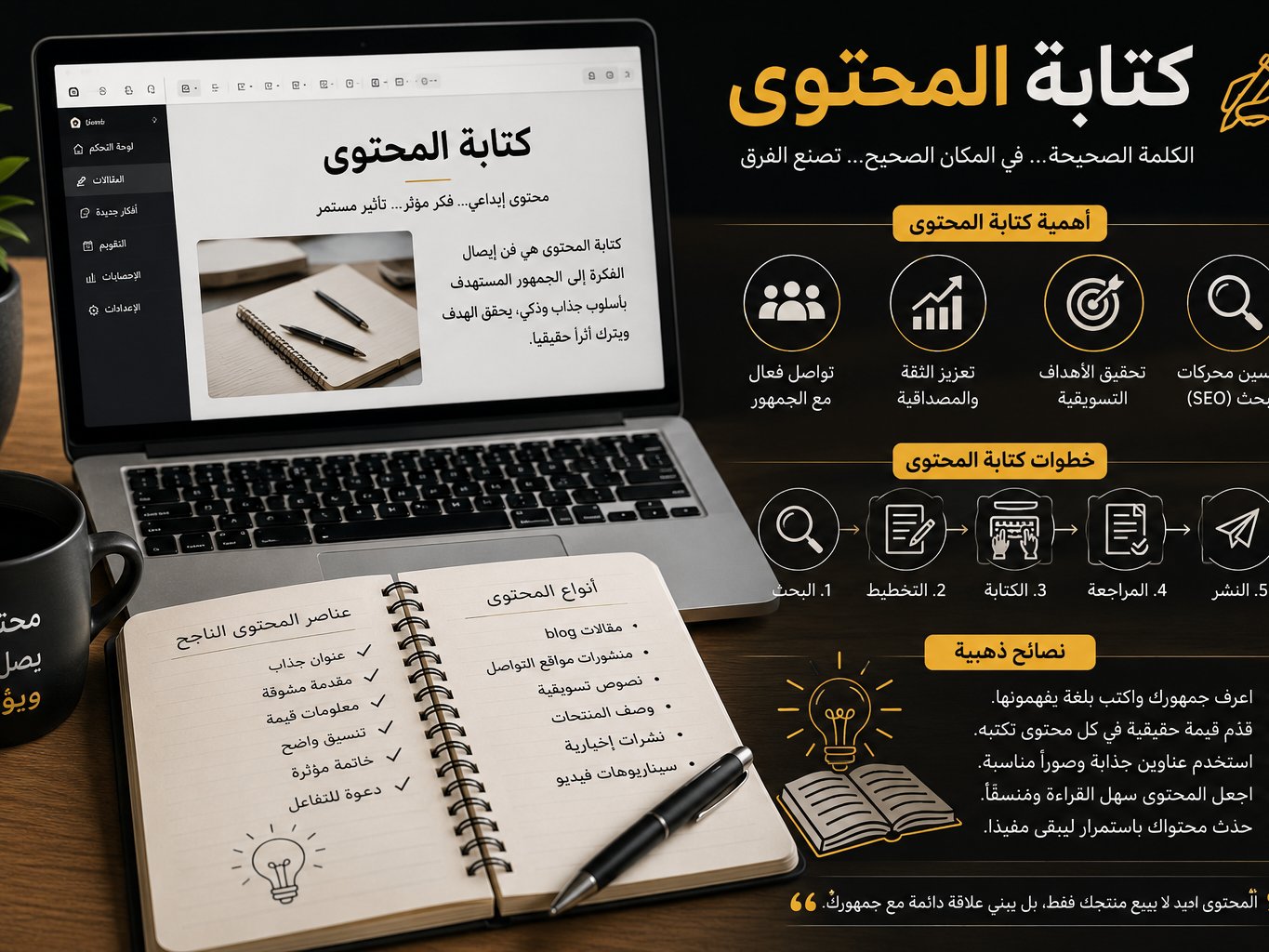سأكتب مقالات ومنشورات احترافية باللغة العربية, image 3 of 4