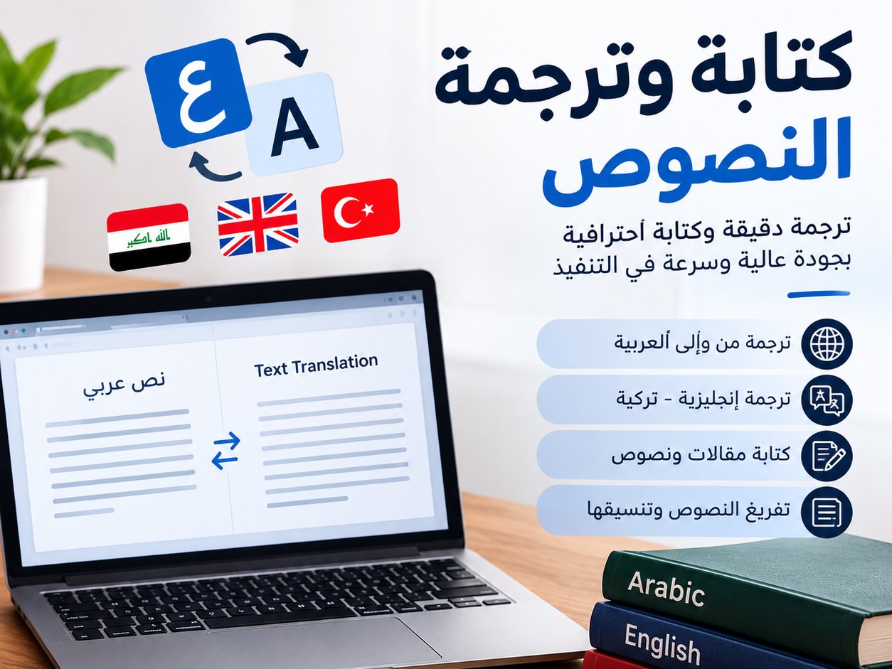 كتابة وترجمة نصوص
