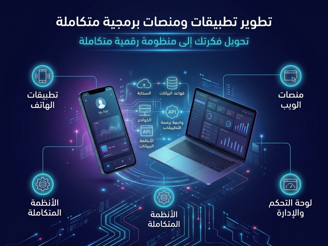 تطوير التطبيقات والأنظمة والبرمجيات المتكاملة