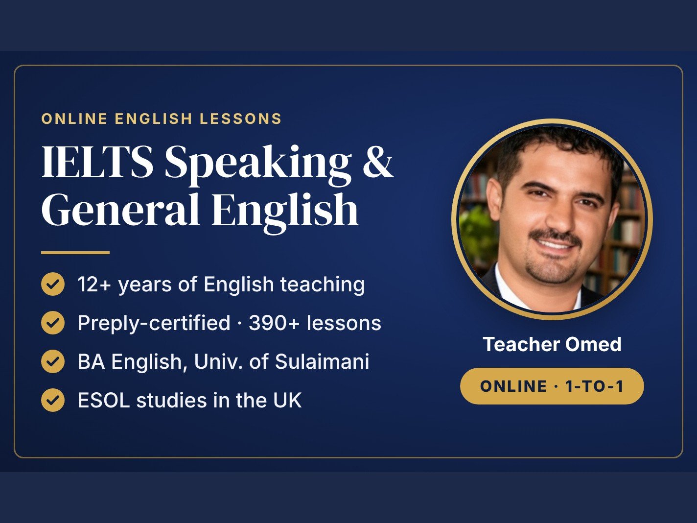 Online English & IELTS Speaking Lessons, image 1 of 3