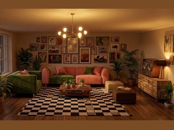 سأصمم لك مخططات ديكور وتصميم داخلي معماري 3D احترافي مع ثلاثة اقتراحات، صورة 4 من 5