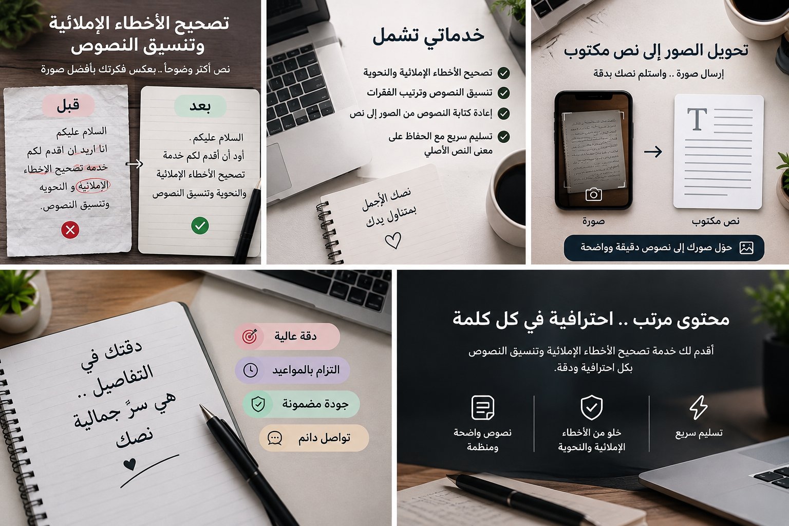 تصحيح الأخطاء الإملائية وتنسيق النصوص بسرعة ودقة، صورة 4 من 5