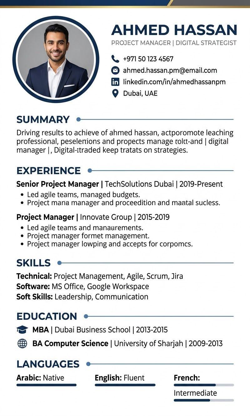 تصميم CV احترافي