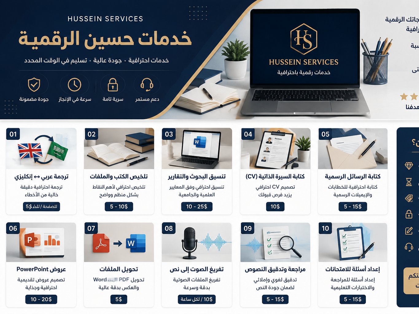 تصميم شعار و تقديم استشارات تناسبك لعملك