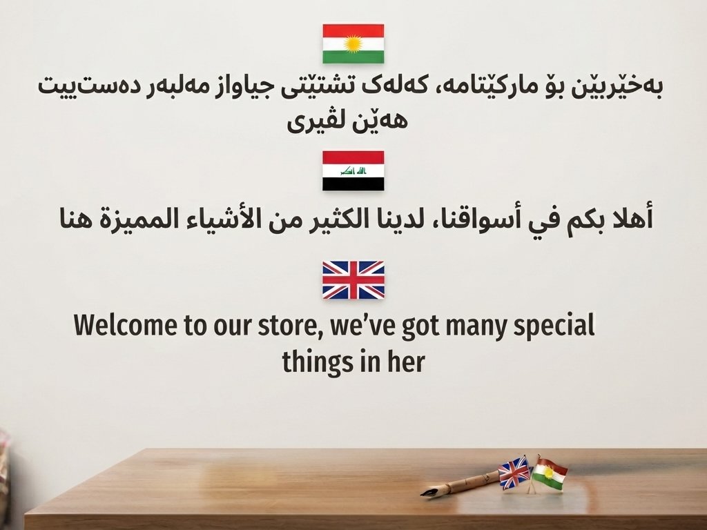 ترجمة احترافية من العربية إلى الإنجليزية او الكردي والعكس, image 2 of 2