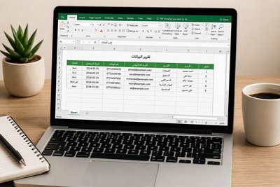 إدخال البيانات وترتيبها بشكل منظم ودقيق