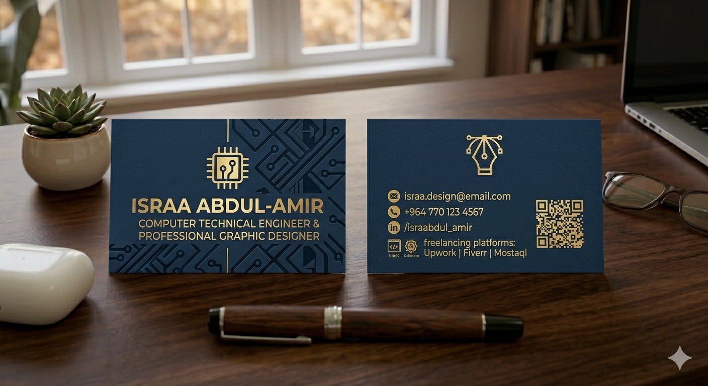 تصميم سيرة ذاتية (CV) احترافية وبطاقة أعمال (Business Card) بلمسة عصرية, image 2 of 2