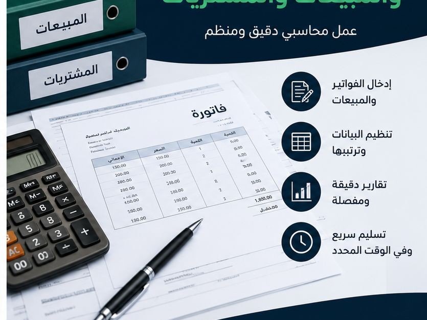 ادخال بيانات ومحاسبة, image 5 of 5