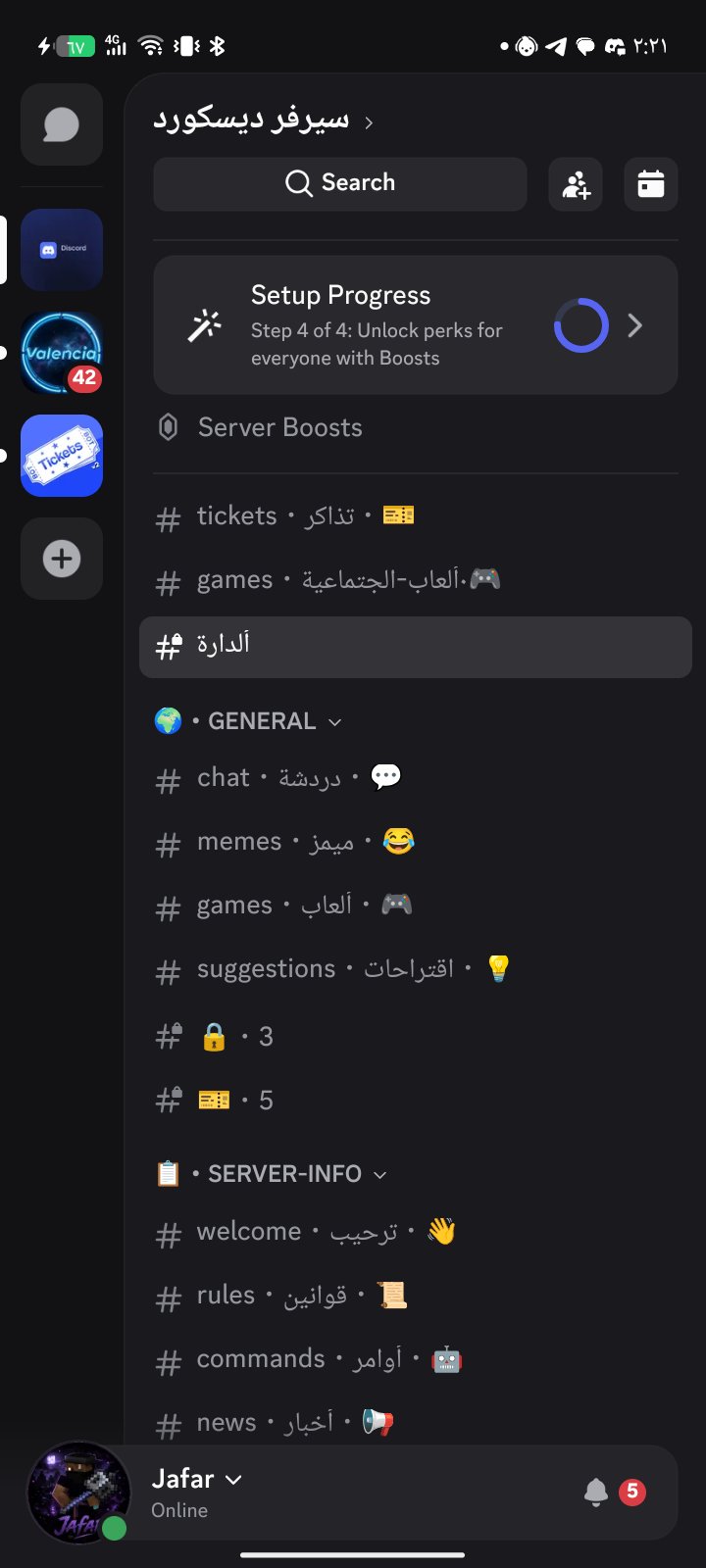 تجهيز سيرفر ديسكورد احترافي