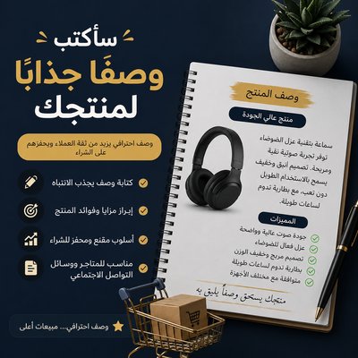 سأكتب وصفًا جذابًا واحترافيًا لمنتجك