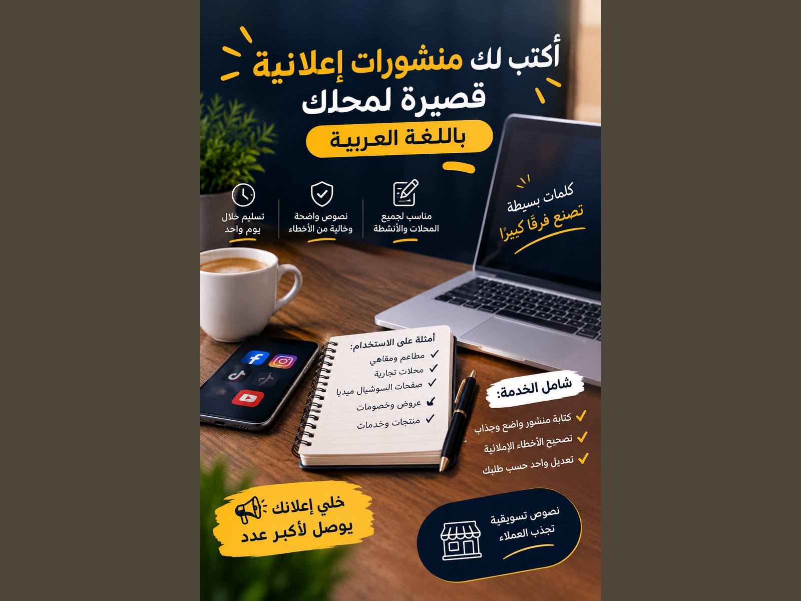 منشور إعلاني واحد
