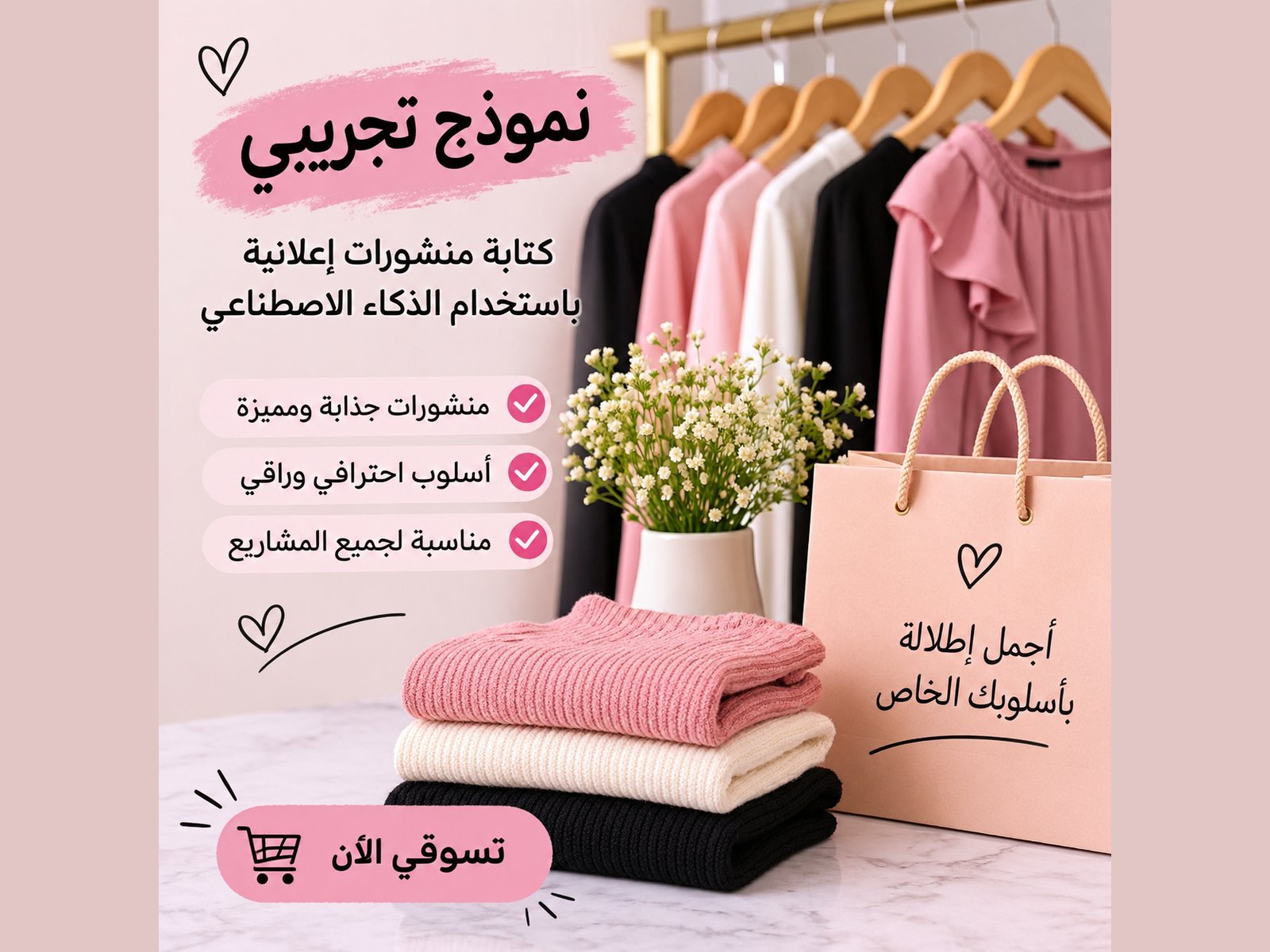 كتابة منشورات إعلانية احترافية باستخدام الذكاء الاصطناعي, image 2 of 2