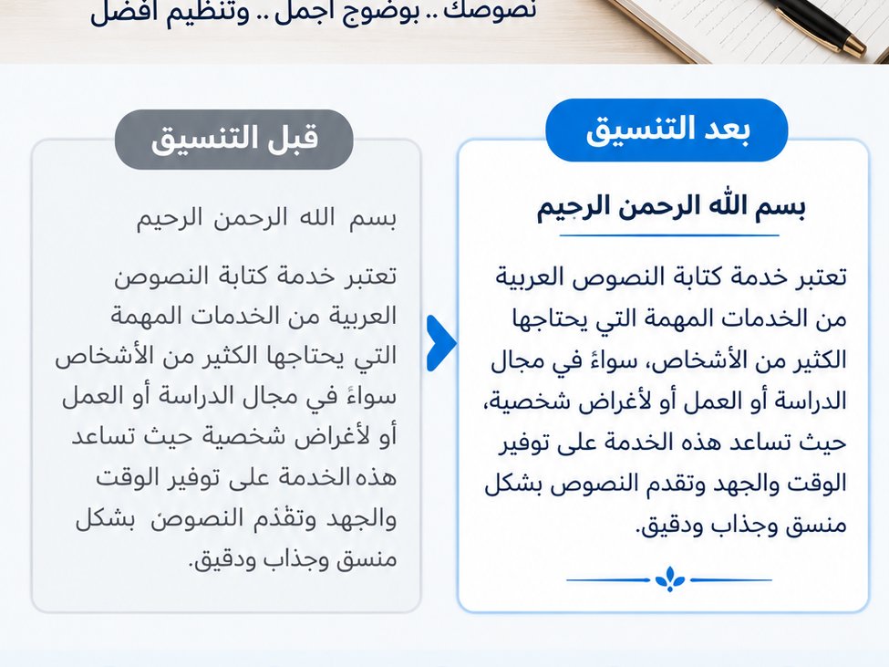 سأكتب وأُنسق النصوص العربية باحتراف ودقة, image 5 of 5