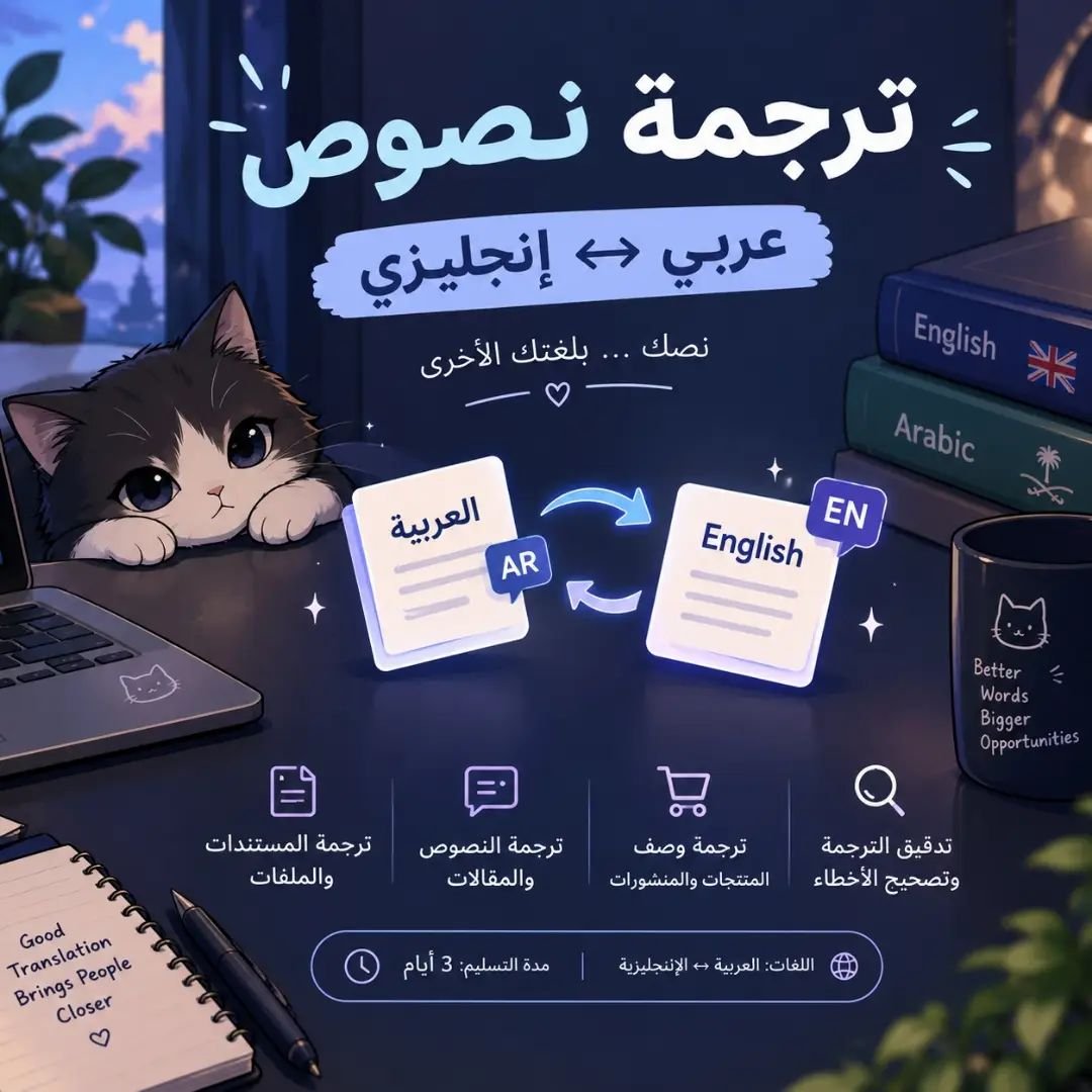 ترجمة النصوص✨