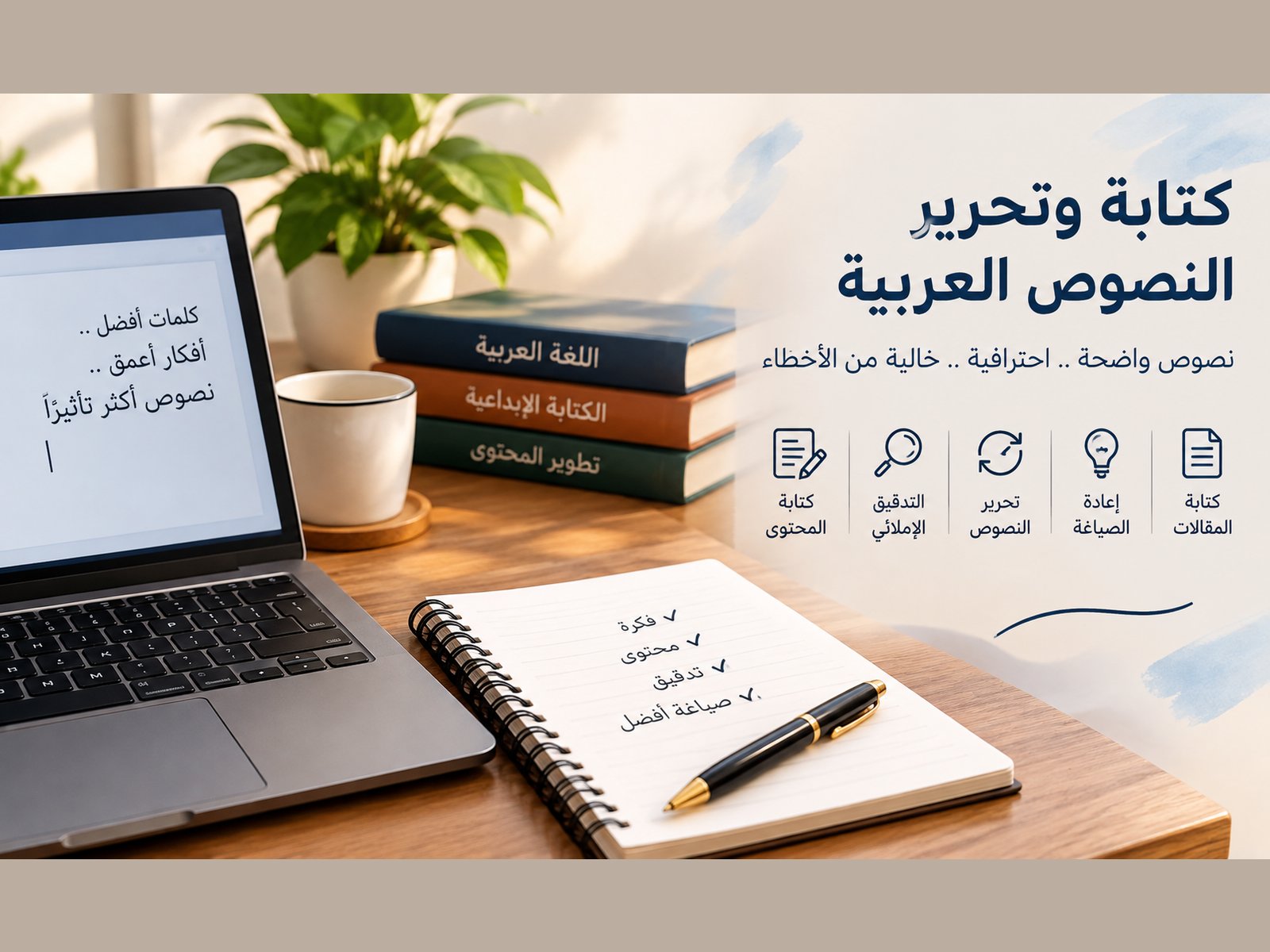 سأكتب لك نصاً عربياً واضحاً وأصحح الأخطاء الإملائية، صورة ١ من ٥