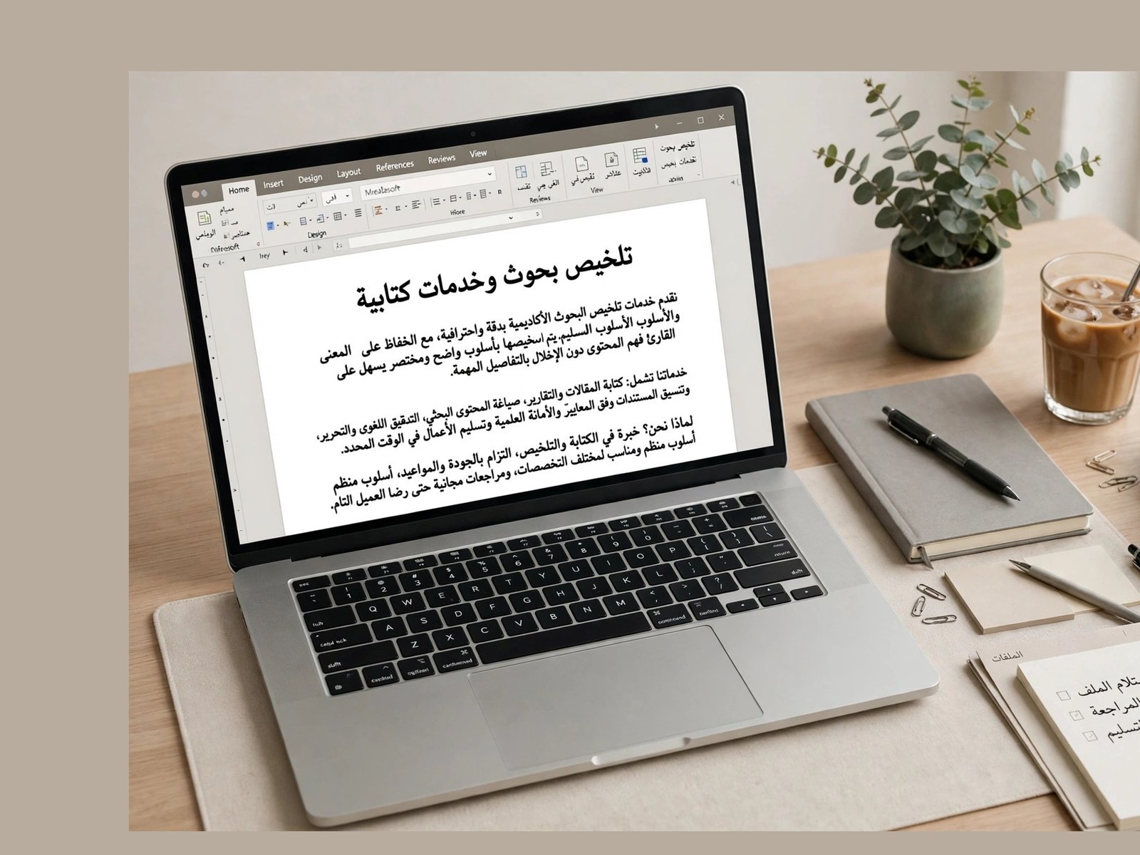 سألخص وأنسق بحثك الدراسي وأحوله من PDF إلى Word باحترافية