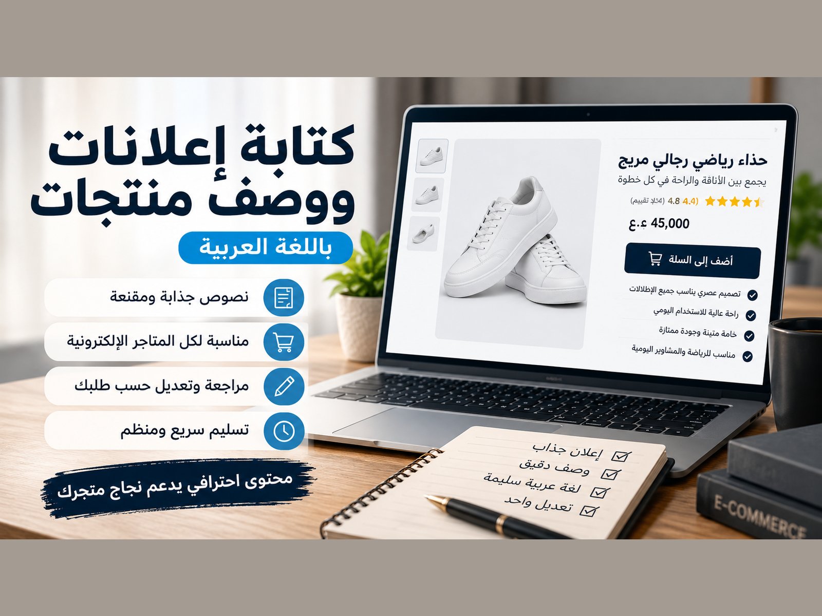 كتابة إعلانات ووصف منتجات باللغة العربية، صورة 1 من 3