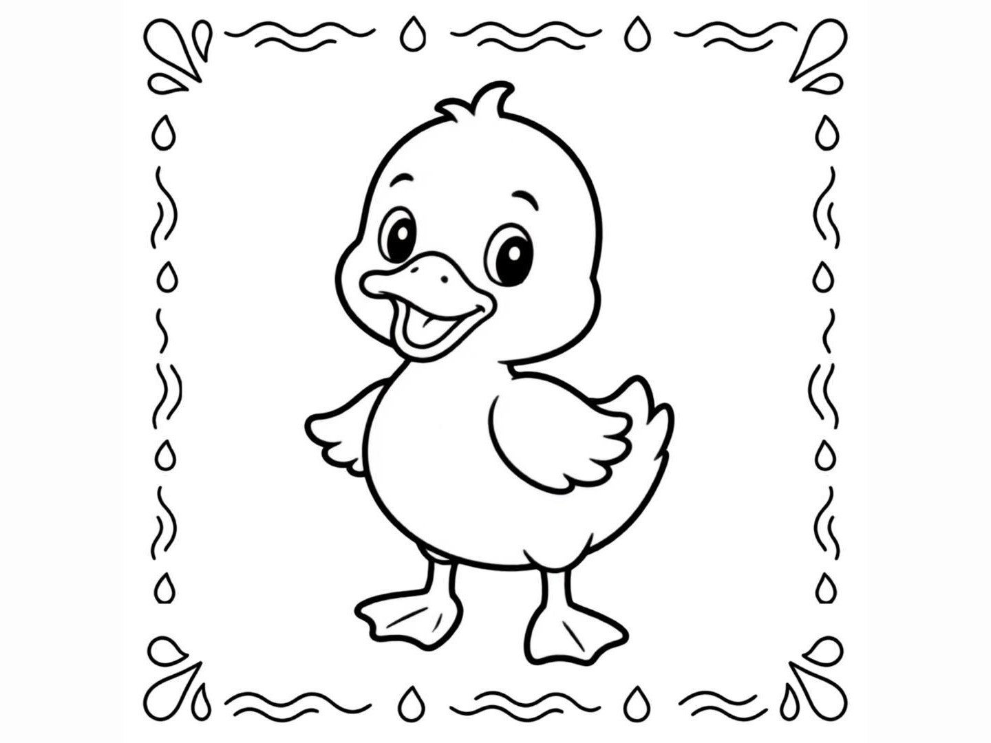 SCute animals coloring books for kidكتاب تلوين الحيوانات اللطيفة للاطفال, image 5 of 5