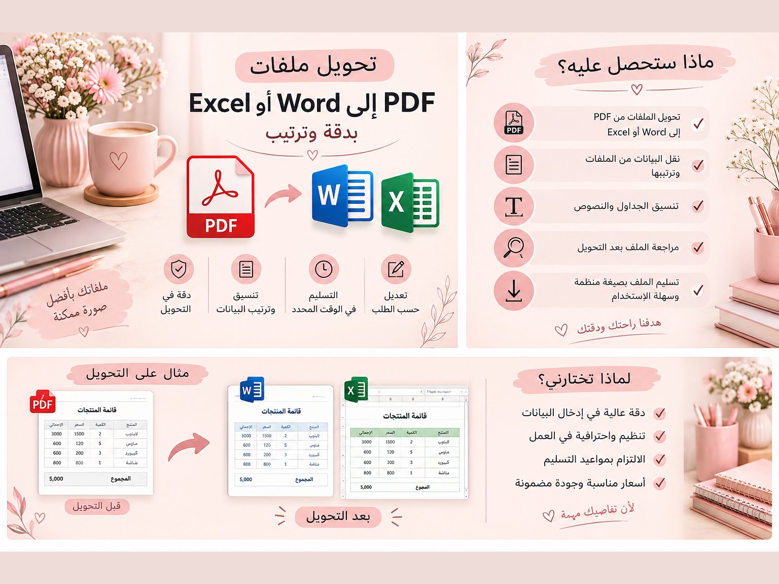 تحويل ملفات PDF إلى Word أو Excel بدقة وترتيب, image 3 of 3
