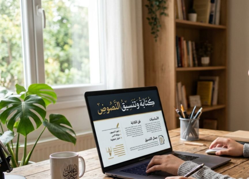كتابة وتنسيق النصوص, image 1 of 5