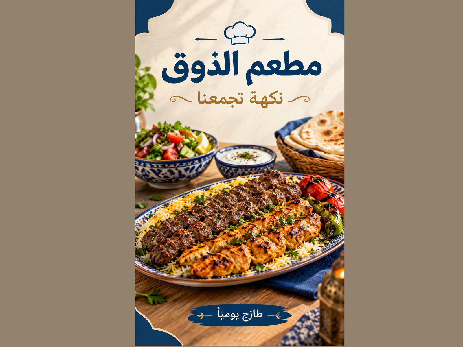 تصميم إعلان احترافي للمطاعم والكافيهات, image 1 of 3