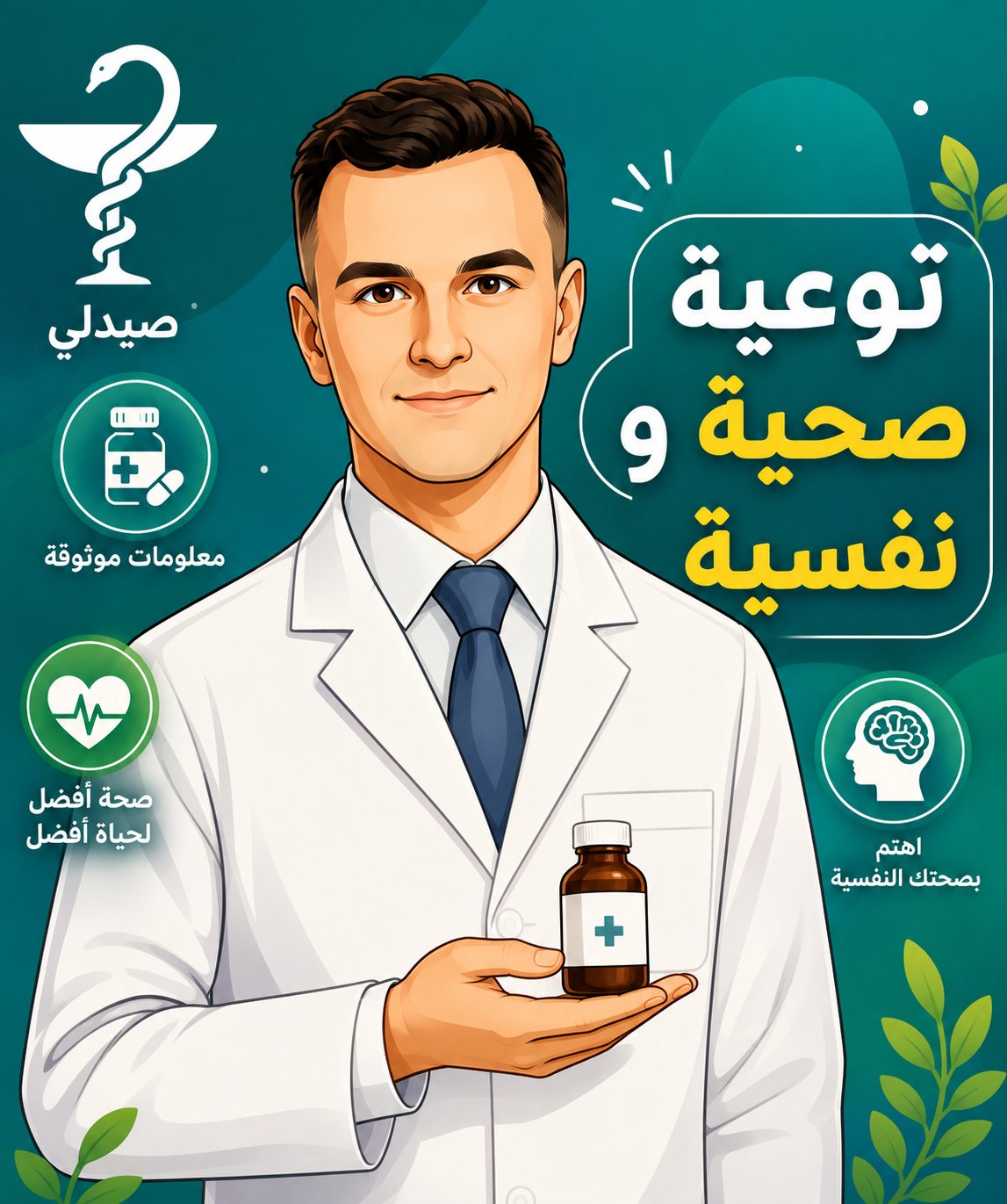 استشارات طبية صيدلانية و توعية صحية نفسية