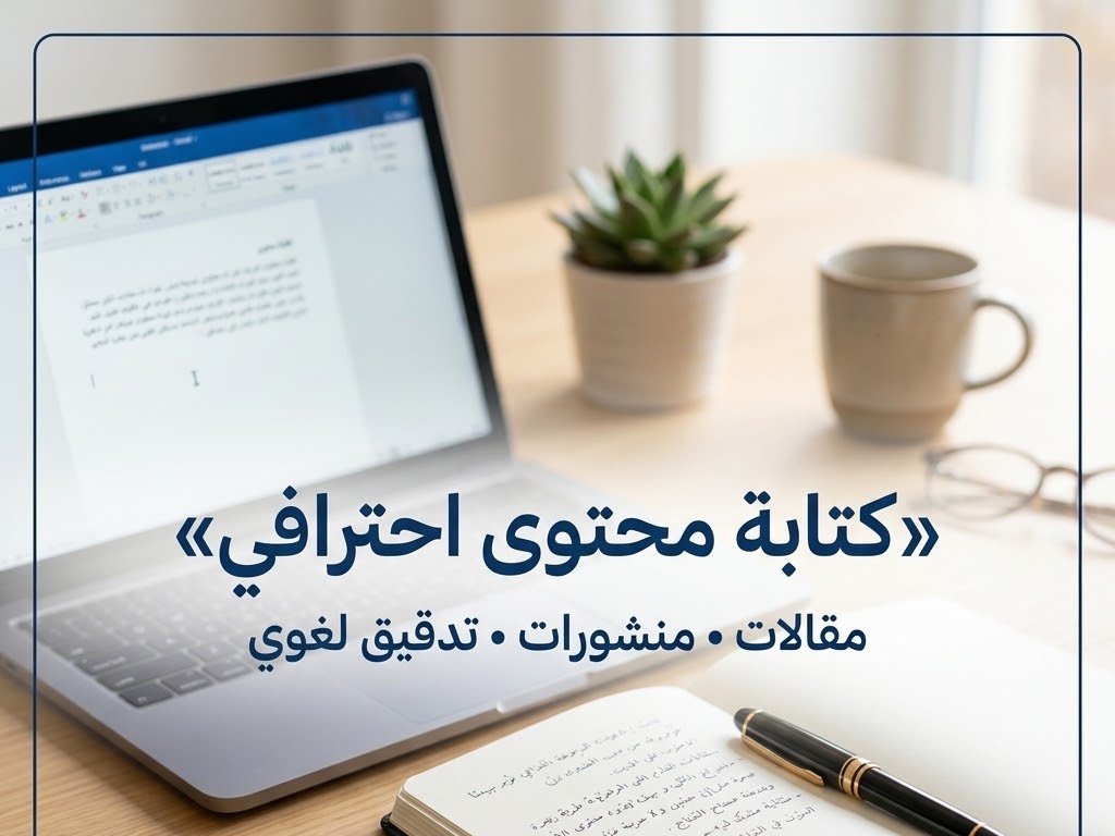 كتابة محتوى احترافي للمقالات والمنشورات