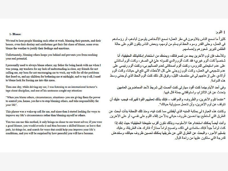 كتابة و ترجمة اي كتاب أو نص pdf او word, image 5 of 5