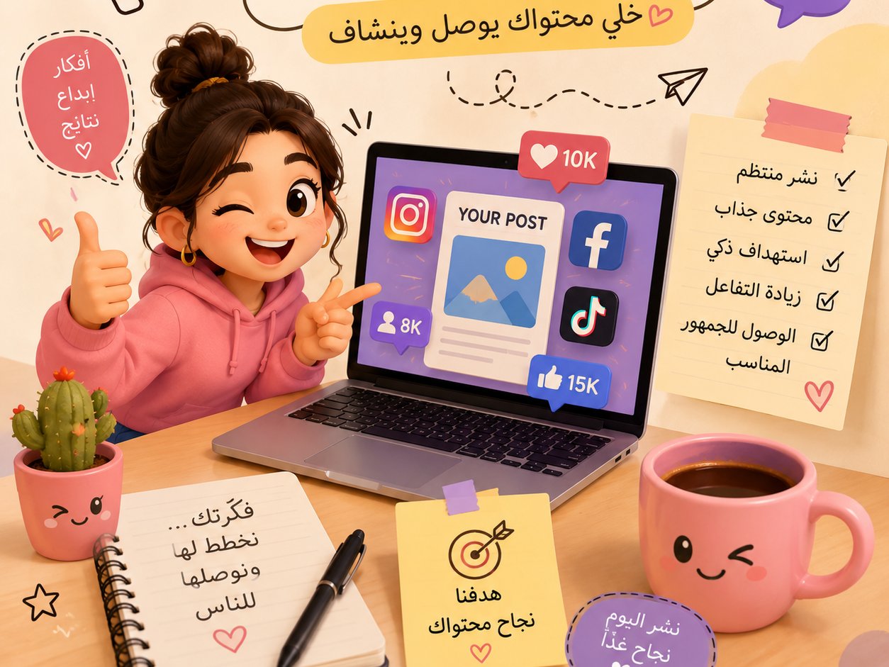 خلّي محتواك يوصل وينشاف 👀 | نشر وترويج احترافي, image 2 of 2