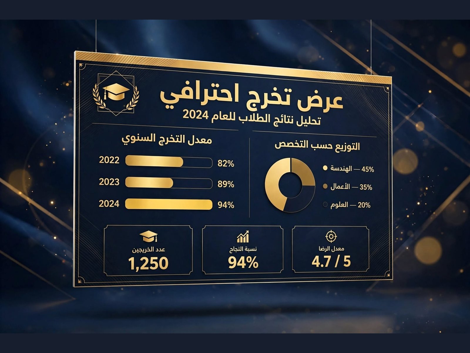 تصميم عرض بوربوينت احترافي لتخرج وشركات, image 3 of 3