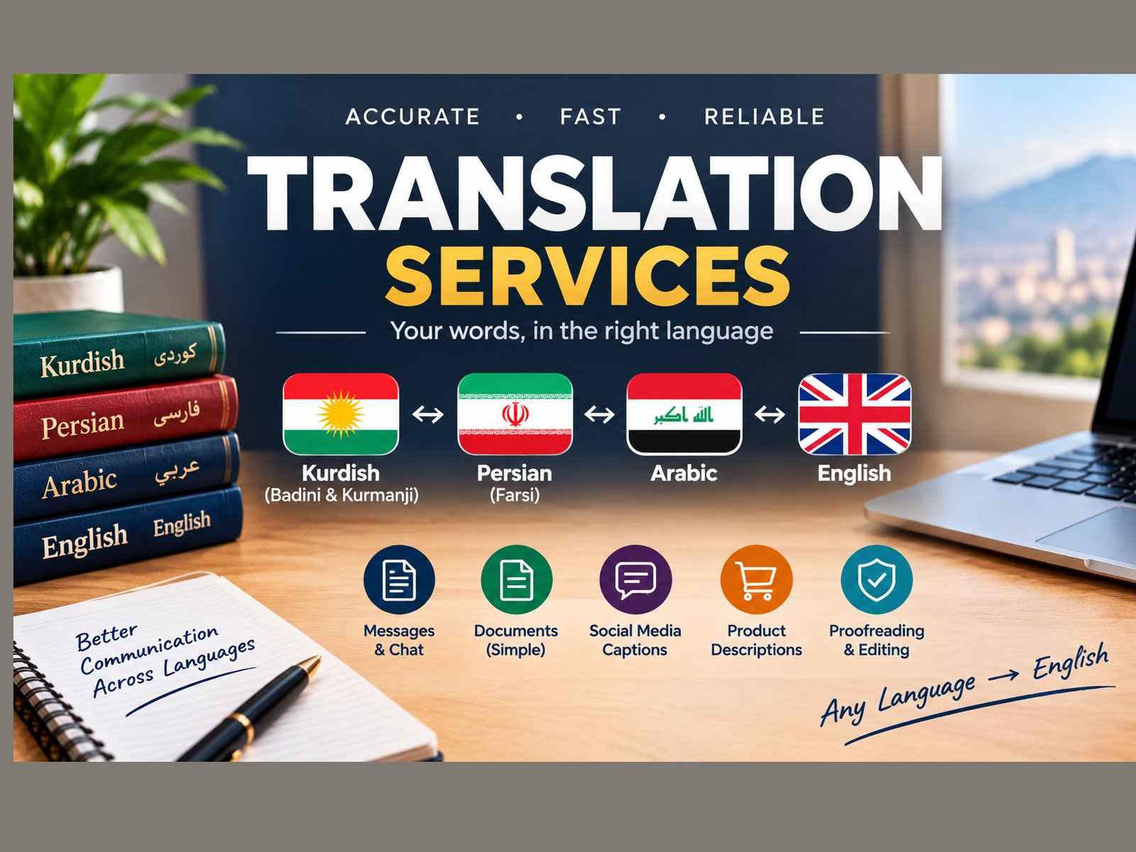 I will translate Persian, Kurdish and Arabic texts