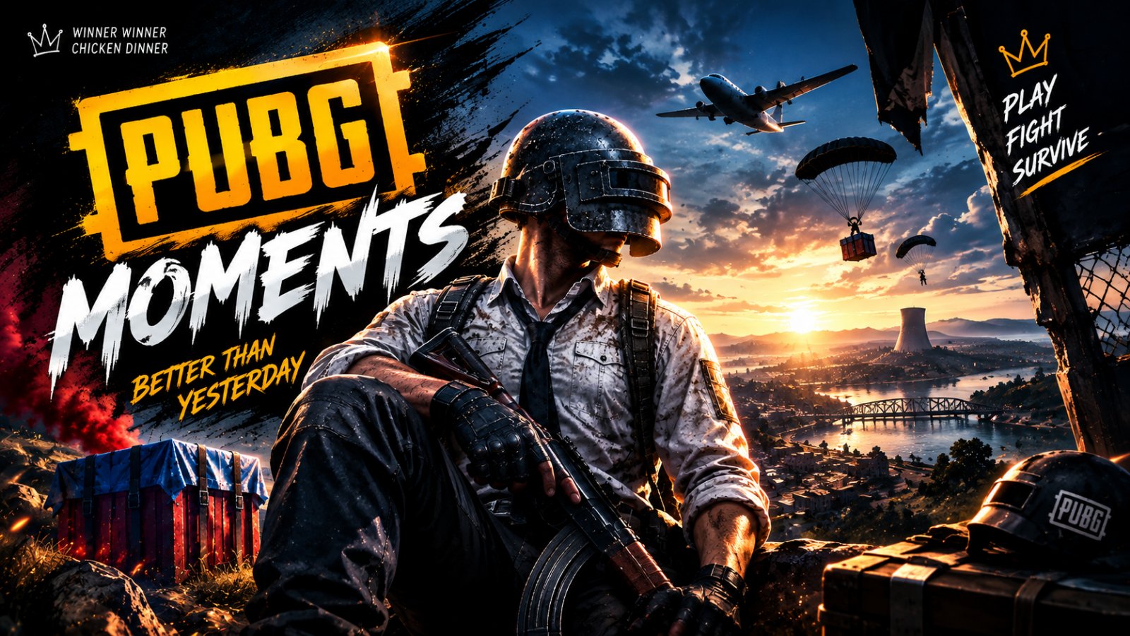 تصميم صورة مصغرة احترافية لفيديو PUBG