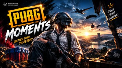تصميم صورة مصغرة احترافية لفيديو PUBG